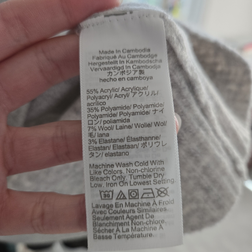 J. Crew Women's Heather Gray Crewneck Sweater - Picture 4 of 4
